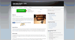 Desktop Screenshot of oldvalveradio.com